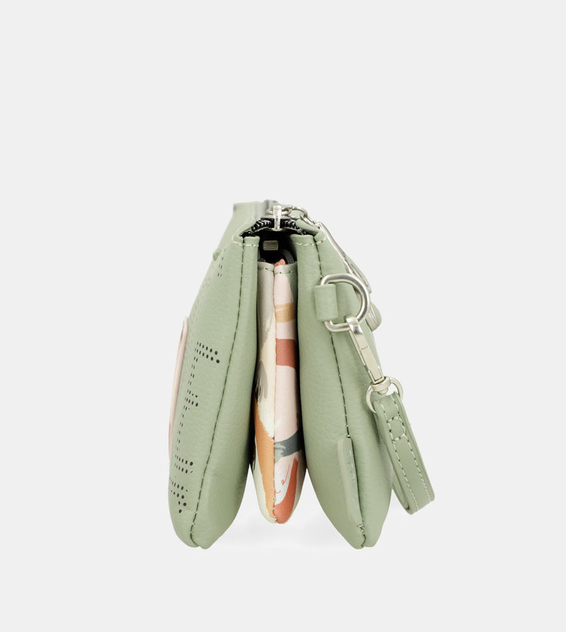 Petit sac bandoulière 3 compartiments Alma